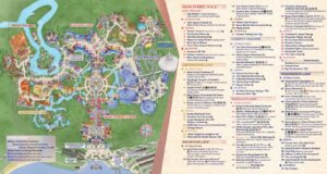 Disney Magic Kingdom Karte im Walt Disney World