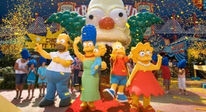The Simpsons Ride in den Universal Studios Orlando (Florida)