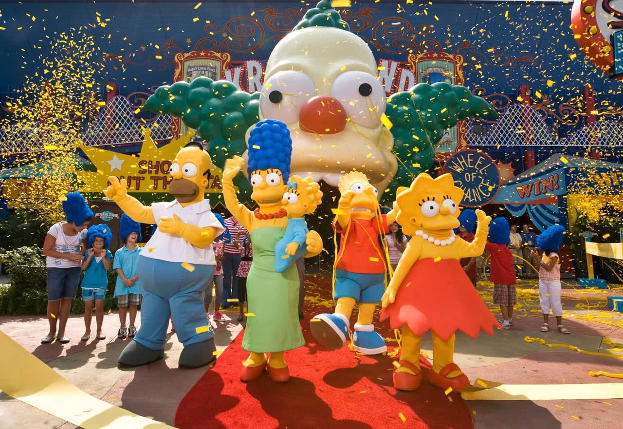 The Simpsons Ride in den Universal Studios Orlando (Florida)