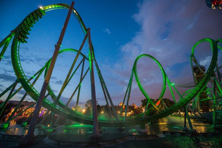 The Incredible Hulk in Universal's Islands of Adventure in Orlando (Florida)