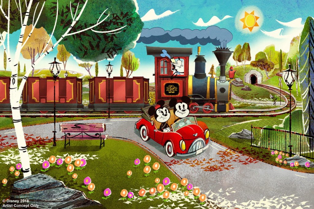Mickey & Minnie’s Runaway Railway Mockup
