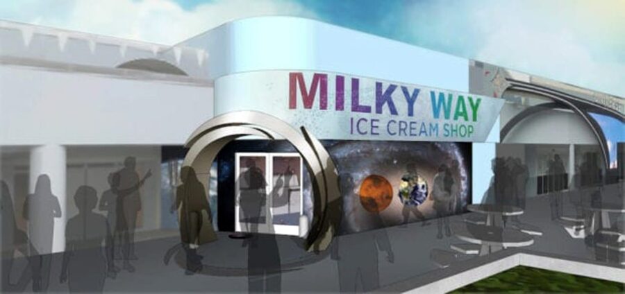 Kennedy Space Center Milky Way Ice Cream Shop