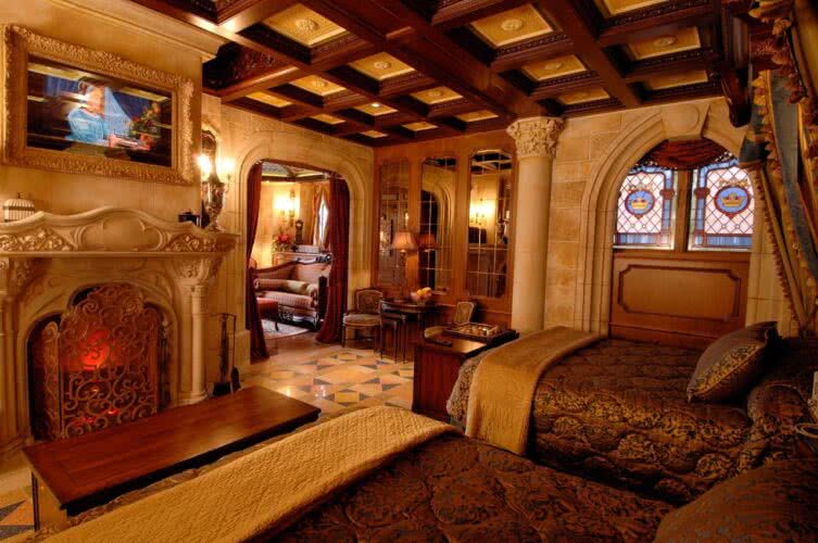 Magic Kingdom Cinderella Castle Suite Schlafzimmer
