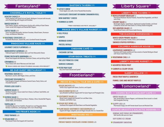 Magic Kingdom Vegan Vegetarisch Essen 2