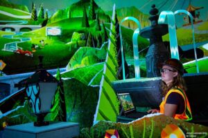 Mickey Minnies Runaway Railway Attraktion