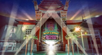 Mickey Minnies Runaway Railway Fassade