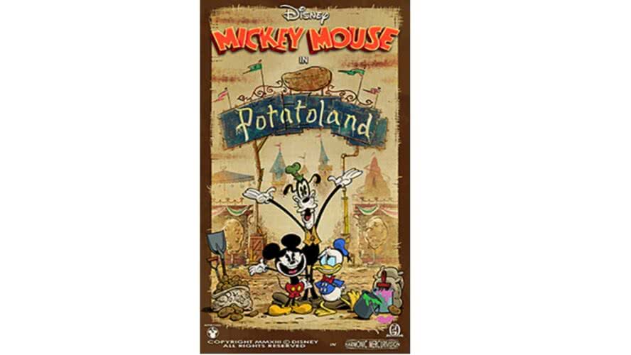 Mickey Mouse In Potatoland