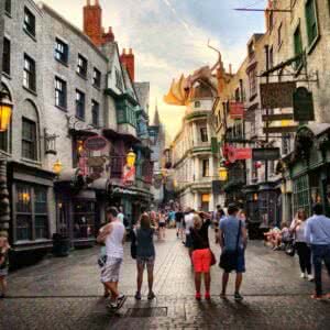 Diagon Alley von Harry Potter in Orlando (Florida)