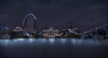 Velocicoaster: Neues von der Jurassic-Park-Achterbahn Mockup