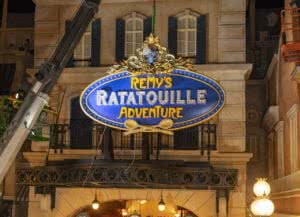 Remy’s Ratatouille Adventure Schild 2021