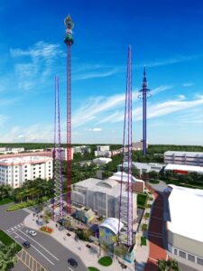 ICON Orlando kündigt für 2021 neue aufregende Attraktionen an: Der ICON Park Drop Tower (131 m hoch!) und der ICON Park Slingshot.