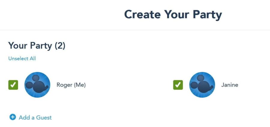 Disney Park Pass Reservierungen - Eure Party