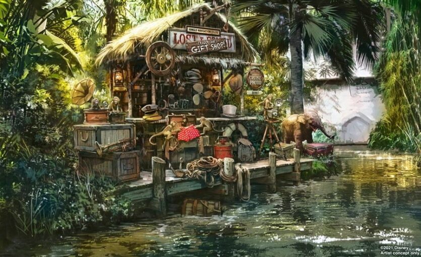Trader Sam Giftshop auf der Jungle Cruise