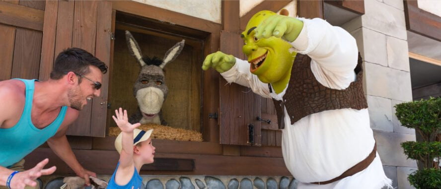 Meet & Greet für Shrek und Donkey