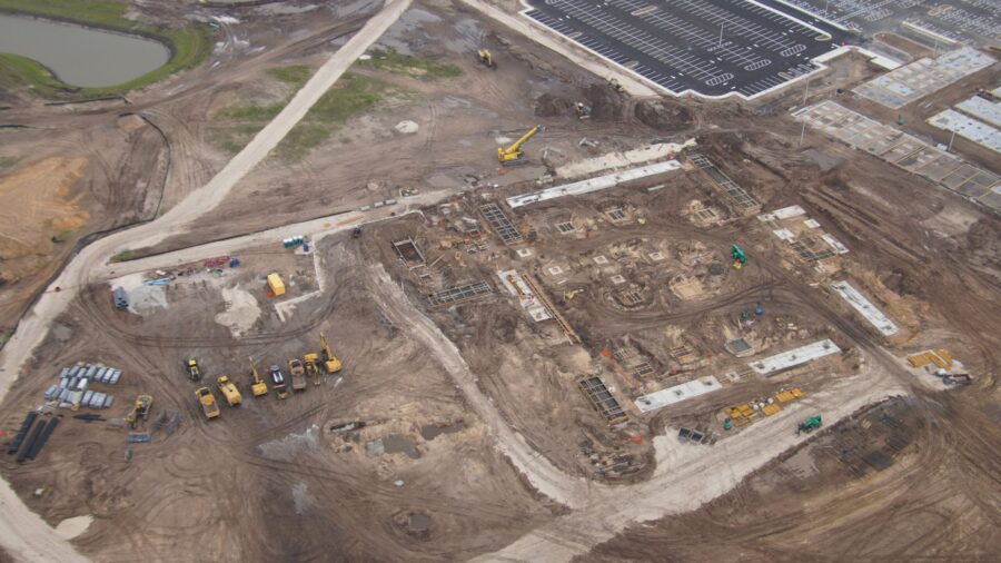 «Wizarding World»-Bereich-Baustelle