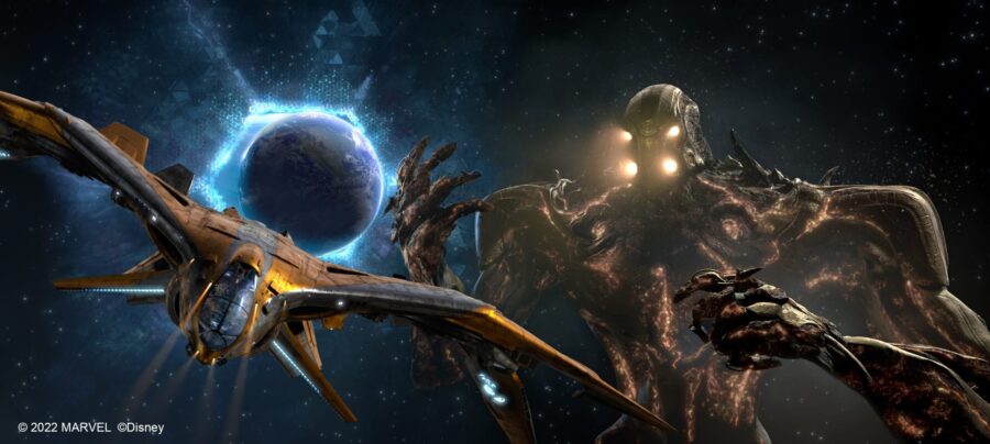 Wer ist der Bösewicht der Guardians-Achterbahn?