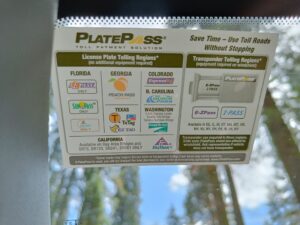 "Plate Pass"-Lösung für mehrere Toll-Systeme in einem Hertz Mietauto