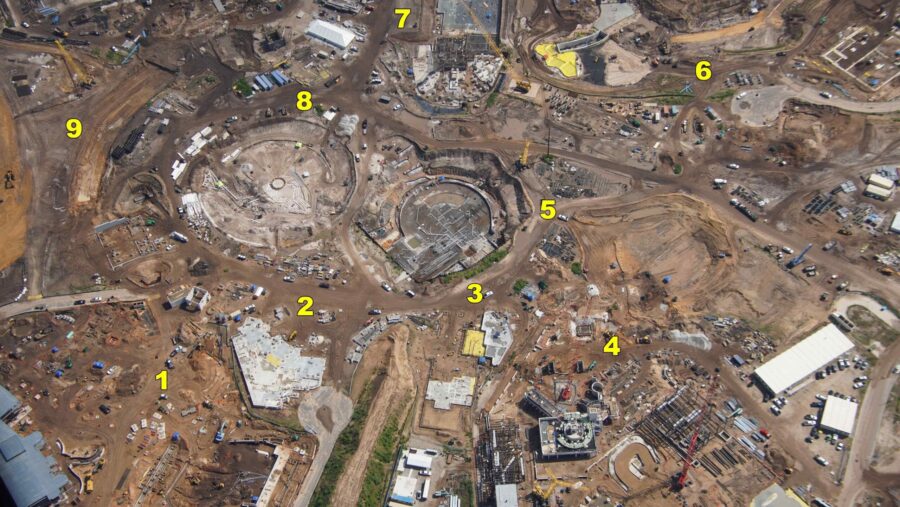 Übersicht Baustelle Epic Universe im September 2022