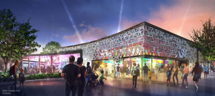 Mickey Mouse and Friends in de Communicore Hall