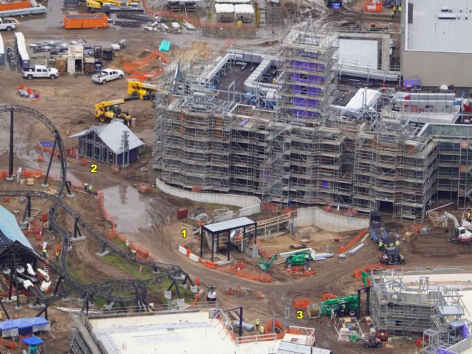 Universal Classic Monsters Attraktion (Epic Universe Baustelle Juni 2023)