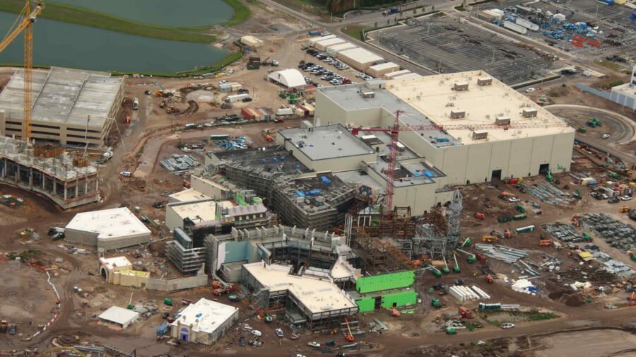 Harry Potter Bereich (Epic Universe Baustelle Juni 2023)