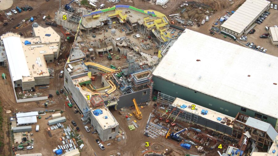 Super Nintendo World (Epic Universe Baustelle Juni 2023)