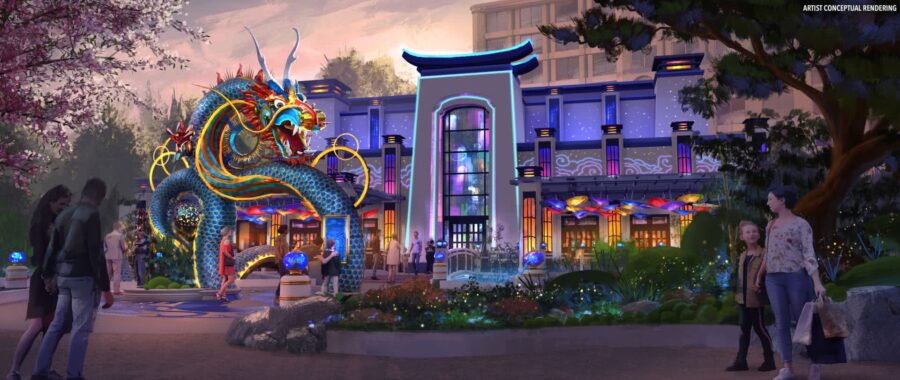 Epic Universe Restaurant: The Blue Dragon Pan-Asian Restaurant