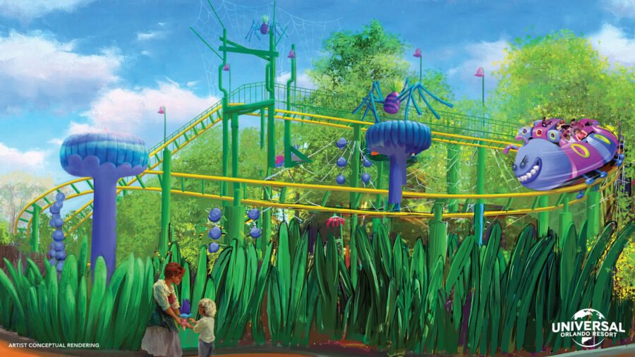 Trolls Trollercoaster im DreamWorks Land in den Universal Studios Florida